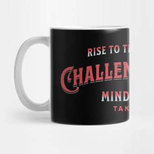 Challenge Your Limits Next Level Inspirational Quote Phrase Text Mug